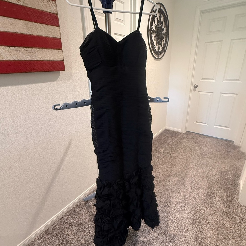 EUC Elegant Black Evening Dress Women’s Size 10